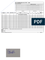 4M MONITORING SHEET