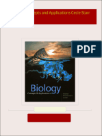 Biology: Concepts and Applications Cecie Starr all chapter instant download