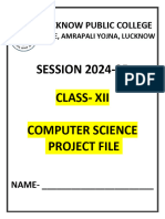 COMPUTER SCI project file