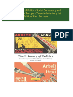 The Primacy of Politics Social Democracy and the Making of Europe s Twentieth Century 1st Edition Sheri Berman 2024 scribd download