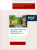 [Ebooks PDF] download Research Methods, Statistics, and Applications Kathrynn A. Adams full chapters