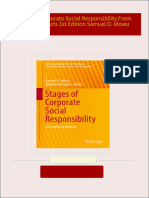 Stages of Corporate Social Responsibility From Ideas to Impacts 1st Edition Samuel O. Idowu All Chapters Instant Download