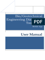 Bio-Geotechnical Engineering Diagnostic Tool (BDT)- User Manual