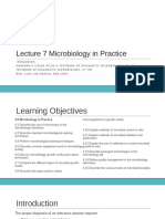 Lecture 7 - Microbiology in Practice