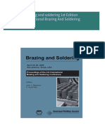 Download Full Brazing and soldering 1st Edition International Brazing And Soldering PDF All Chapters