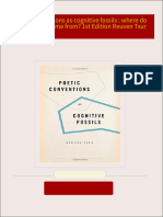 [FREE PDF sample] Poetic conventions as cognitive fossils : where do conventions come from? 1st Edition Reuven Tsur ebooks