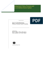 Sports Development Policy Process and Practice 1st Edition Kevin Hylton 2024 Scribd Download