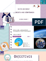 L1 MATTER AND ENERGY (Elements and Compounds)