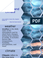 weather and climate