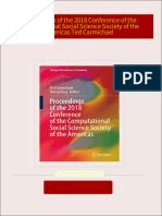 Proceedings of the 2018 Conference of the Computational Social Science Society of the Americas Ted Carmichael all chapter instant download