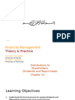 14-Distributions-Dividends & repurchase decisions