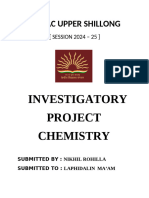 Chemistry Project 094116