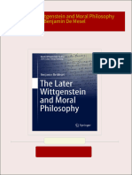 The Later Wittgenstein and Moral Philosophy Benjamin De Mesel 2024 scribd download