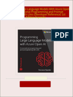 Download Programming Large Language Models With Azure Open Ai: Conversational Programming and Prompt Engineering With Llms (Developer Reference) 1st Edition Esposito ebook All Chapters PDF