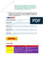 Trabajo Empresas Privadas de Mensajeria