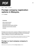 Foreign Company Registration Options in Malaysia _ Acclime Malay