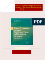 Download Global Perspectives on Legal Challenges Posed by Ridesharing Companies A Case Study of Uber Zeynep Ayata ebook All Chapters PDF