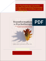 Download ebooks file Transformation in Psychotherapy Corrective Experiences Across Cognitive Behavioral Humanistic and Psychodynamic Approaches 1st Edition Louis G. Castonguay all chapters