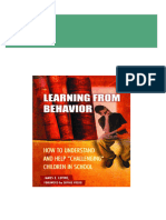 Download ebooks file Learning from Behavior How to Understand and Help Challenging Children in School 1st Edition James E. Levine all chapters