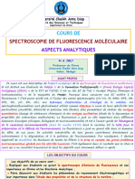 Diapo du Cours de Spectro FLUORESCENCE A. COLY (Master-CB2A)