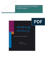 Download ebooks file Making History Josephus And Historical Method Zuleika Rodgers all chapters