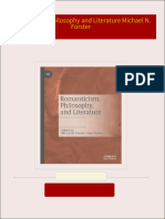 Get Romanticism Philosophy and Literature Michael N. Forster PDF ebook with Full Chapters Now