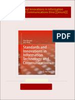 Immediate download Standards and Innovations in Information Technology and Communications Dina Šimunić ebooks 2024