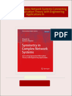 Symmetry in Complex Network Systems Connecting Equivariant Bifurcation Theory with Engineering Applications In 2024 scribd download