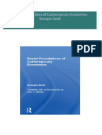 Download Complete Social Foundations of Contemporary Economics Georges Sorel PDF for All Chapters