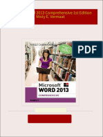 PDF Microsoft Word 2013 Comprehensive 1st Edition Misty E. Vermaat download