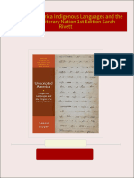 Unscripted America Indigenous Languages and the Origins of a Literary Nation 1st Edition Sarah Rivett 2024 scribd download