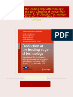 Download Full Production at the leading edge of technology: Proceedings of the 10th Congress of the German Academic Association for Production Technology (WGP), Dresden, 23-24 September 2020 Bernd-Arno Behrens PDF All Chapters