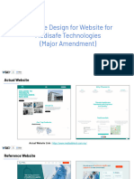 Website Proposal for Medisafe (Amendment)