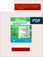 Buy ebook Energy Technology 2017: Carbon Dioxide Management and Other Technologies 1st Edition Lei Zhang Et Al. (Eds.) cheap price