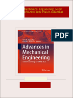 Download Full Advances in Mechanical Engineering: Select Proceedings of ICAME 2020 Vilas R. Kalamkar PDF All Chapters