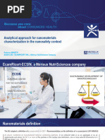 Analytical approach for nanomaterials characterization in the nanosafety context