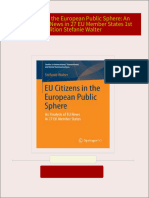 Instant ebooks textbook EU Citizens in the European Public Sphere: An Analysis of EU News in 27 EU Member States 1st Edition Stefanie Walter download all chapters