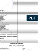 Moduspec Checklist