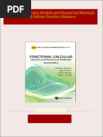 Fractional Calculus Models and Numerical Methods 2nd Edition Dumitru Baleanu All Chapters Instant Download