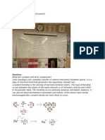 Covalent and ionic compound research