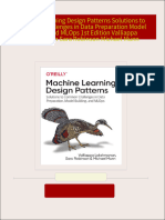 Machine Learning Design Patterns Solutions to Common Challenges in Data Preparation Model Building and MLOps 1st Edition Valliappa Lakshmanan Sara Robinson Michael Munn download pdf