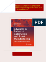 Full download Advances in Industrial Automation and Smart Manufacturing: Select Proceedings of ICAIASM 2019 A. Arockiarajan pdf docx