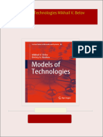 Download full Models of Technologies Mikhail V. Belov ebook all chapters