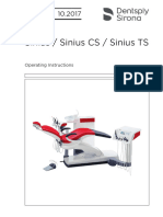 Sirona SInius Operating Instructions