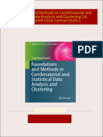 Foundations and Methods in Combinatorial and Statistical Data Analysis and Clustering 1st Edition Israël César Lerman (Auth.) all chapter instant download