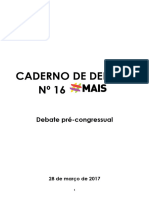 Caderno de Debates 16 Do Mais