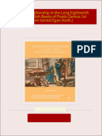 Fashioning Authorship in the Long Eighteenth Century: Stylish Books of Poetic Genius 1st Edition Gerald Egan (Auth.) all chapter instant download