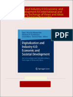 Digitalization and Industry 4 0 Economic and Societal Development An International and Interdisciplinary Exchange of Views and Ideas Hans-Christian Brauweiler All Chapters Instant Download