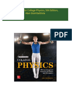 Instant Download for Test Bank for College Physics, 5th Edition, Alan Giambattista 2024 Full Chapters in PDF