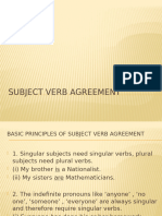 Subject Verb Agreement (1)